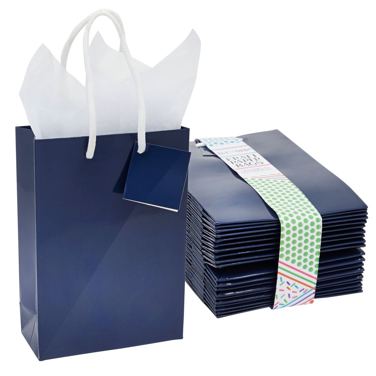 Paper bag goodie top bags
